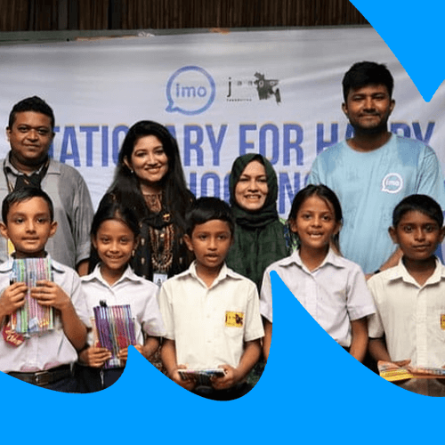imo সুবিধাবঞ্চিত শিশুদের শিক্ষায় সহায়তা দেয়
